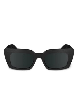 Calvin Klein rectangle-frame sunglasses - Black