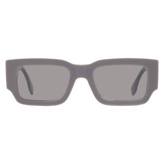 Fendi Grey Mirror Square Mens Sunglasses FE40131I 20C 51