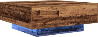 vidaXL Vidaxl - Coffee Table Old wood & & Blue 80 x 80 x 31 cm Engineered wood
