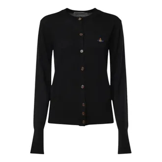 Vivienne Westwood Truien & Vesten, Dames, Zwart, XS, Katoen, Bea Cardigan