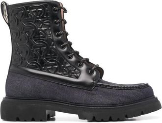 Ferragamo Mens Black Boots, US Size 7.5