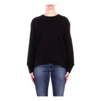 Dondup Dames, Tops, Zwart, Maat: L Katoen