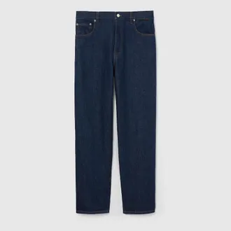Gucci Slim Fit Cotton Denim Pant, Size 28, Blue, Ready-to-wear