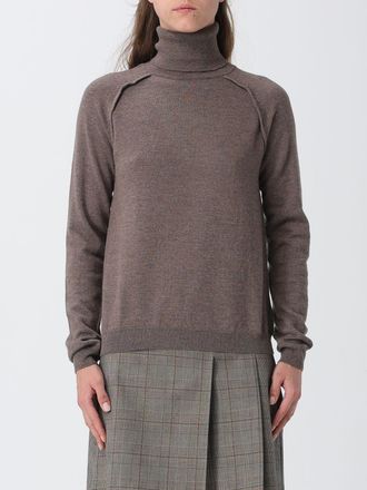 Dondup Maglia a dolcevita in lana a maniche lunghe con bordi a costine