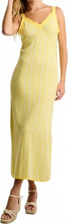 Lisa Todd Sun Kissed Midi Dress In Butter Combo