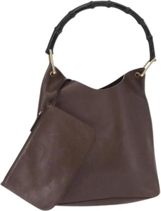 Gucci Pre-owned Shoulder Bags, female, Brown, Size: ONE SIZE Pre-owned Shoulder Bag