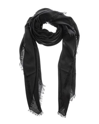 Gucci Gg Oversized Wool & Silk-Blend Scarf