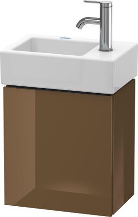 Duravit Duravit L-cube Mueble De Pared 36,4 X 24,1 Cm, 1 Puerta, Para Vero Air 072438 Lc6293l, Color: Marr&oacute;n Oliva Laca Alto Brillo - Lc6293l6161