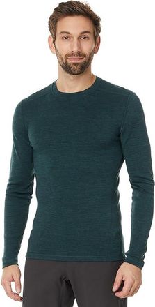 Smartwool Classic Thermal Merino Base Layer Crew Mens Clothing Twilight Blue Heather : LG