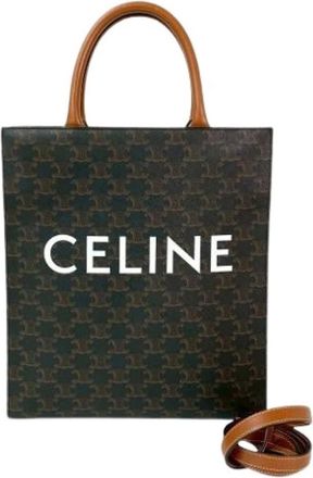 Celine Pre-owned Plastic celine-bags - Dames - Vintage Shopper - Bruin - ONE Size - Vintage