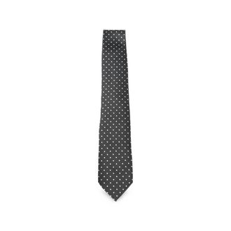 Tom Ford Polka Dot Tie - male - Tom Ford - Ties - Gray - ONE SIZE - Accessories