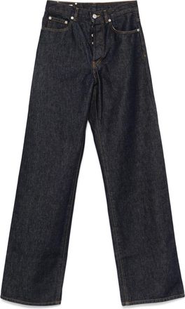 Dries Van Noten Wide Jeans - Womens - Cotton