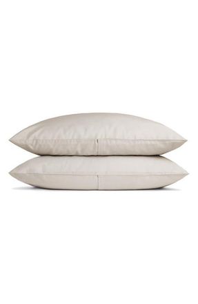 Parachute Set of 2 Sateen Pillowcases in Bone at Nordstrom, Size Standard