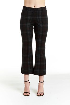 Drew Angelica Plaid Pants In Mocha