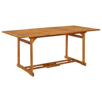 vidaXL Mesa De Comedor Jard&iacute;n 180x90x75 Cm Madera Maciza De Acacia Vidaxl