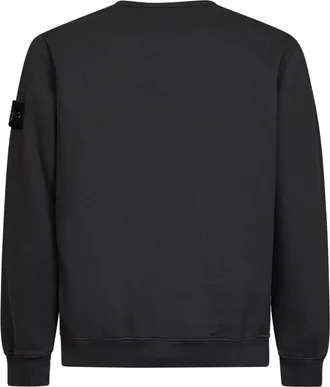 Stone Island Mens Crewneck Sweatshirt Lead Grey Organic Cotton Sweatshirts Sweater