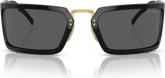 Prada Sunglasses Pra11 S 1 Ab5 S0 Black/Dark Gray Men