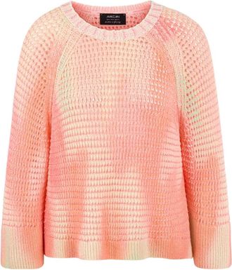Marc Cain Ronde hals knitwear - Dames - Ronde hals truien - Roze - S - Truien & Vesten