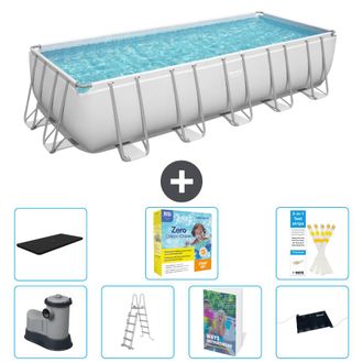 Bestway Piscina Bestway Power Steel Rectangular - 640x274x132 Cm - 8-piezas S582