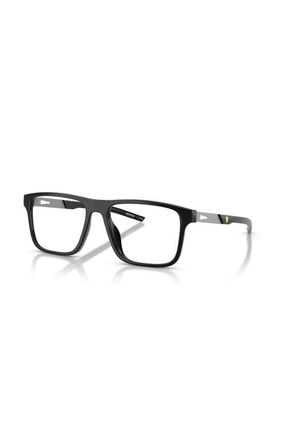 Ferrari 55mm Rectangle optical glasses in Black at Nordstrom