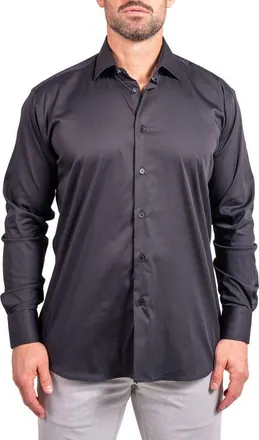Maceoo Blacklabel Softstretch Ascension Button-Up Shirt at Nordstrom, Size 5