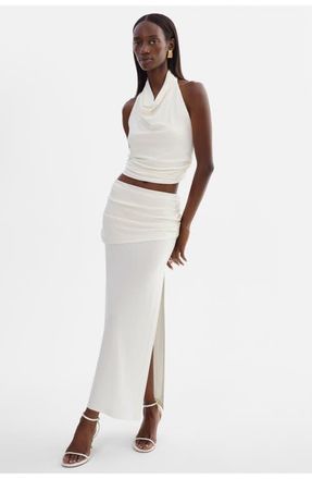 LaMarque Lilou | Midi Knit Skirt in White at Nordstrom, Size X-Small