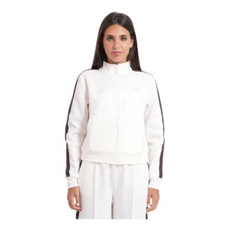 Guess Hoodies & sweatvesten, Dames, Wit, L, Polyester, Zip-through Sweatshirt