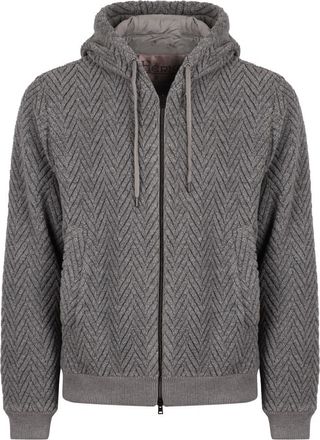 Herno Bomberjack - Heren - Vesten - Grijs - XL - Leer - Truien & Vesten