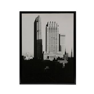 Artery8 New York from the Shelton Alfred Stieglitz Framed Canvas Wall Art in Black | Size: W24 x H32