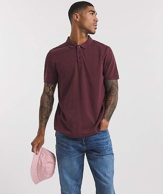 Jacamo Pure Cotton Pique Polo