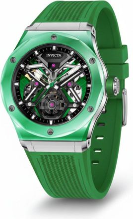 Invicta Celestial 69546 Herenhorloge - Mechanisch Uurwerk - K9 Glas met Zilveren Wijzerplaat - 45 mm