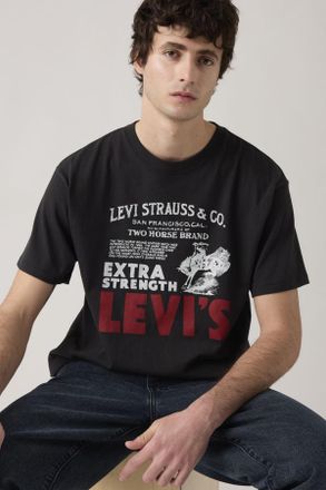 Levi's Camiseta Graphic Vintage Fit - Hombre - S - Negro / Archival Poster 1 Jet Black