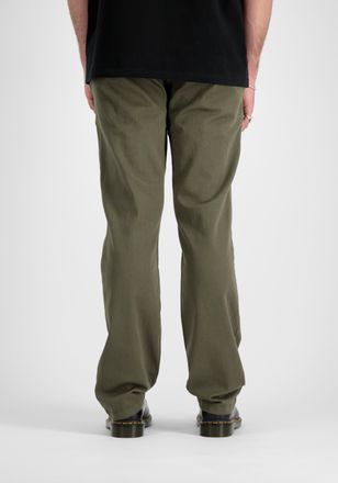 Alpha Industries Cargohose ALPHA INDUSTRIES Alpha Chino Pant, Herren, Gr. 30, Normalgr&ouml;ssen, gr&uuml;n (schwarz olive), Obermaterial: 98% Baumwolle, 2% Elastan; Futter: 100