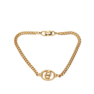Dior Pre-owned Dior Gold Plated CD Logo Bracelet Ladies UDJHKIP7L2Q23ZNN