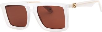 Off-white Off-White Unisex Stratford 55Mm Sunglasses