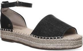 Bearpaw Affagato Espadrille Sandal in Black at Nordstrom Rack, Size 10