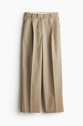 H&M Chino mit B&uuml;gelfalten - Beige