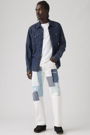 Levi's 501 Original Vaqueros - Hombre - 29X32 - Blanco / Crystal Tear Patch