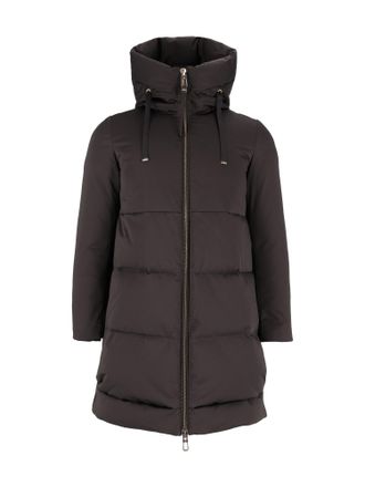 Duno Padded Jacket With High Collar And Quilted Design