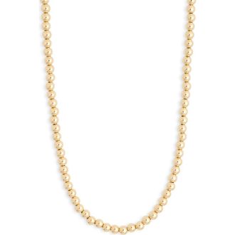 Kendra Scott 5mm Beaded Stretch Necklace in 14K Gold-Filled at Nordstrom Rack