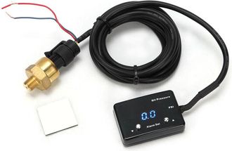 OEM Probador De Sistema De Man&oacute;metro De Presi&oacute;n De Aceite Para Autom&oacute;vil De 1/8 De Pulgada Npt, Medidor Digital De 0-120 Psi Con Sensor De Luz Azul