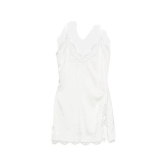 Os&eacute;ree Lace-trim Slip Mini Dress