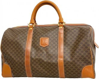 Celine Brown Pvc Boston Bag (Pre-Owned)