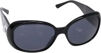 Chanel Pre-owned Accessories, female, Black, Size: ONE SIZE Pre-owned Vintage Sunglasses