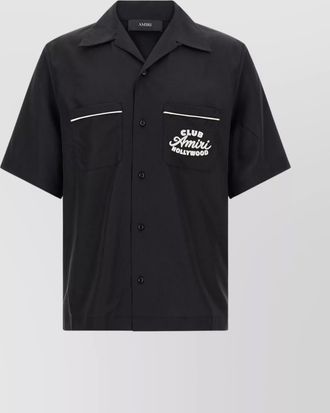 Amiri club shirt with chest pocket and piping
