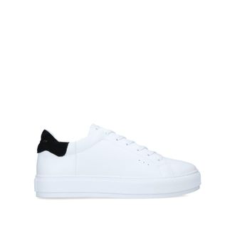Kurt Geiger Leather Laney Mens Sneakers - White - Size UK 7