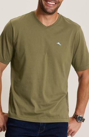 Tommy Bahama New Bali Skyline V-Neck T-Shirt in Castelvetrano at Nordstrom, Size Xxx-Large