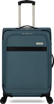 WALLYBAGS Stratford Softside 25 Medium Checked Spinner Luggage in Teal at Nordstrom