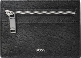 HUGO BOSS Perforated Monogram Motif Daxter Card Holder