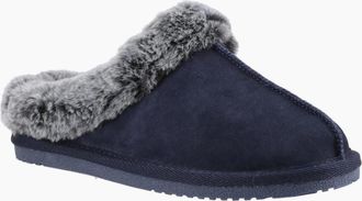 Hush Puppies Womens Amara Womens Slippers - Navy - Size: 5